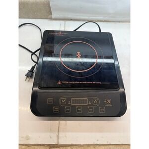 Copper Chef Induction Cooktop KC16067-00300 Black 1300W Portable Electric Burner